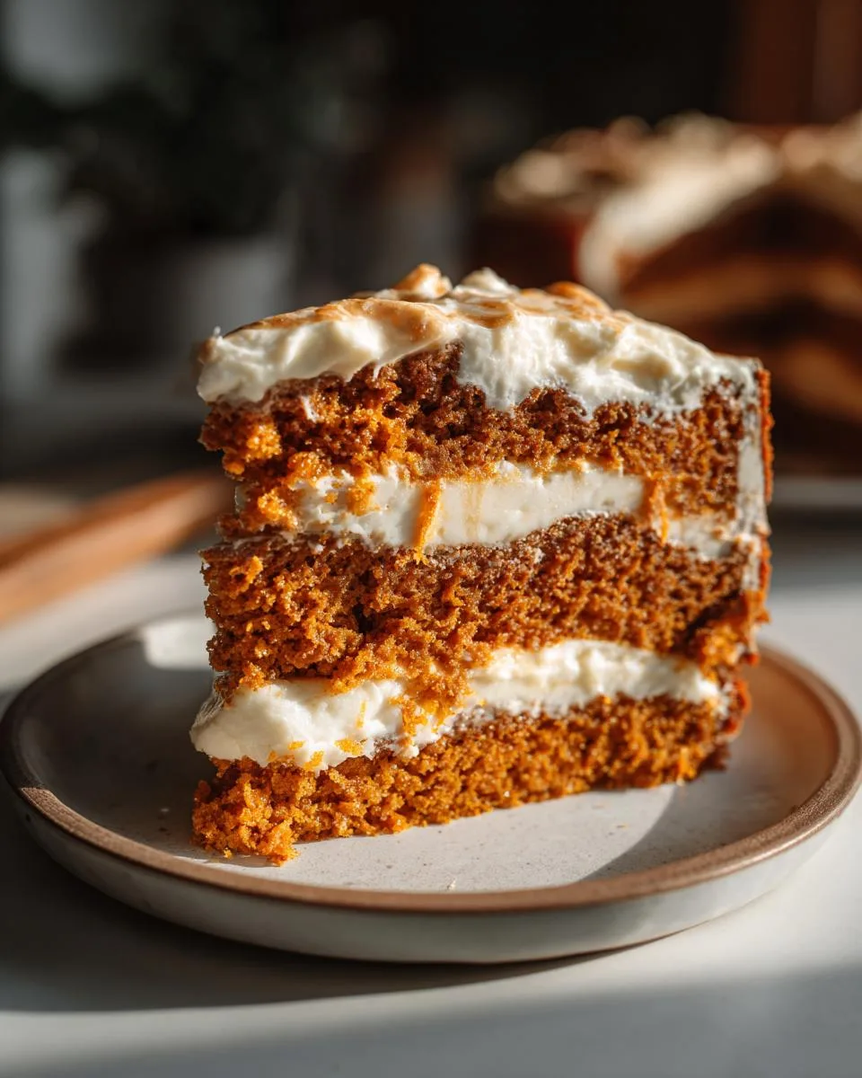 pumpkin spice gooey cake - detail 1