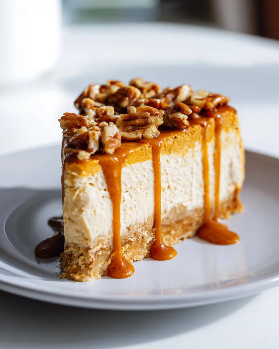 sugar free pumpkin cheesecake - detail 3