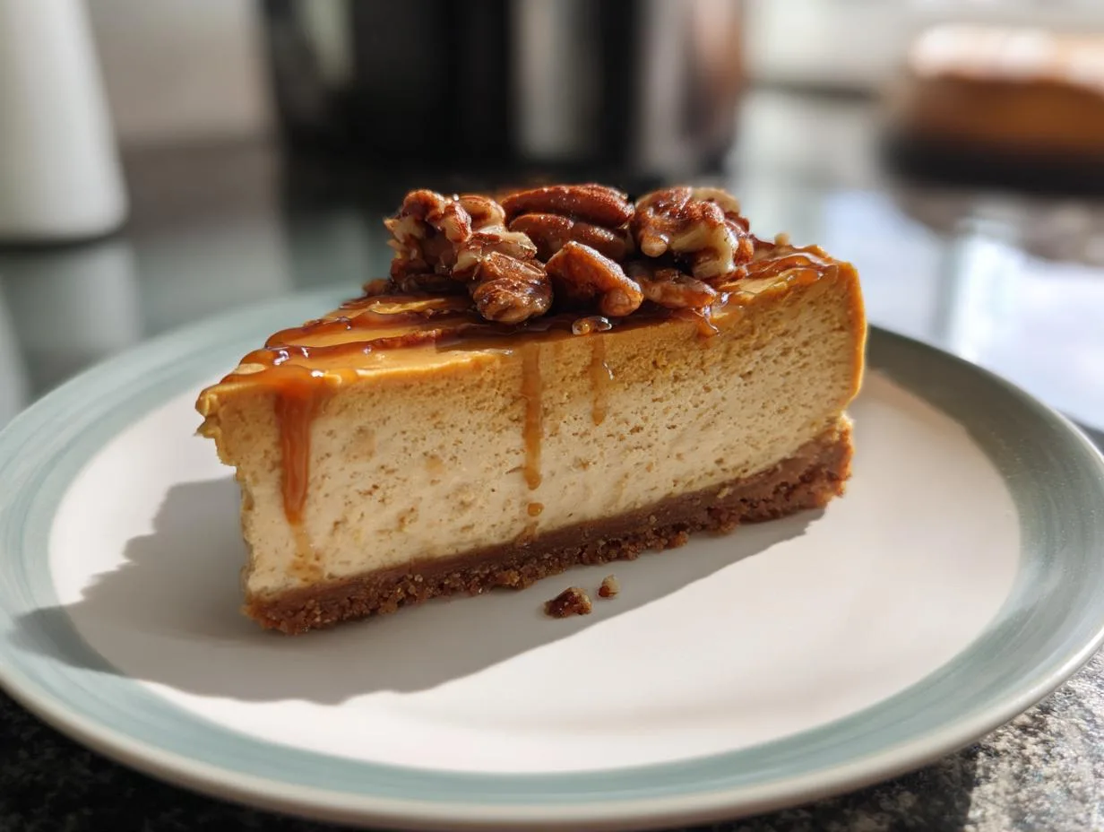 3-Ingredient Sugar Free Pumpkin Cheesecake Guests Won’t Believe