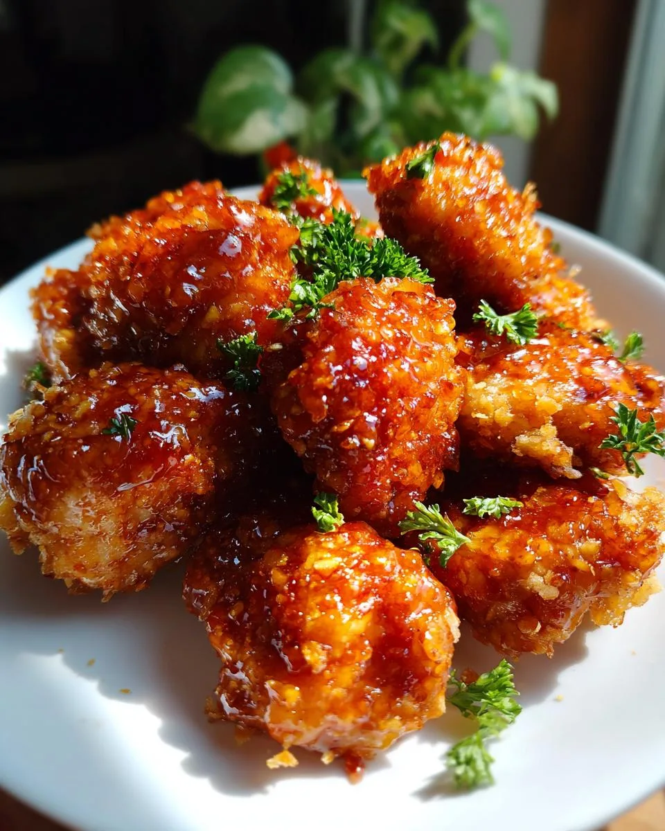 Baked Crunchy Hot Honey Chicken - detail 1