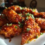 Baked Crunchy Hot Honey Chicken