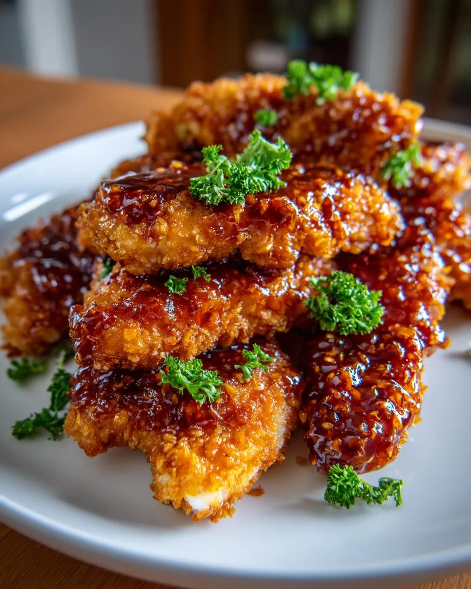 Baked Crunchy Hot Honey Chicken - detail 2