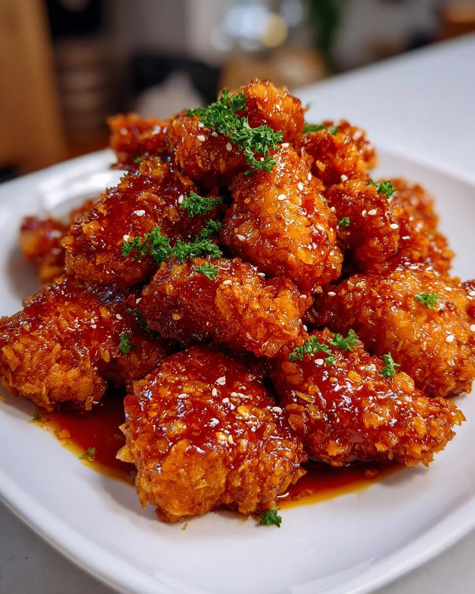 Baked Crunchy Hot Honey Chicken - detail 3