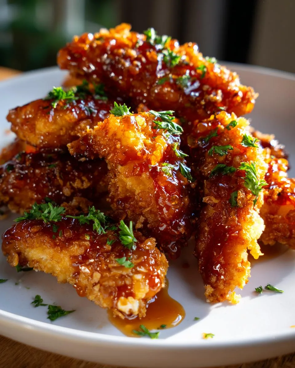 Baked Crunchy Hot Honey Chicken - detail 5