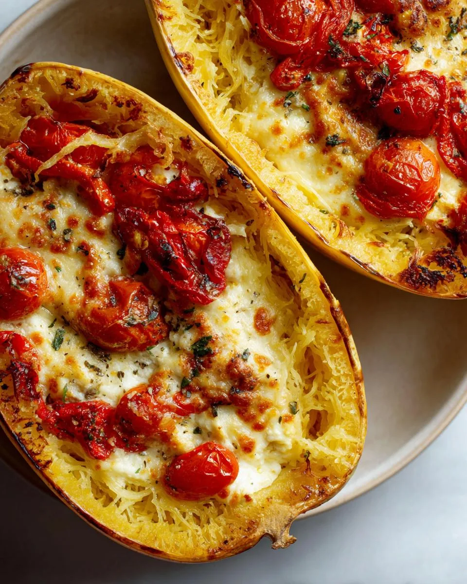 Baked Feta Spaghetti Squash With Tomato - detail 2