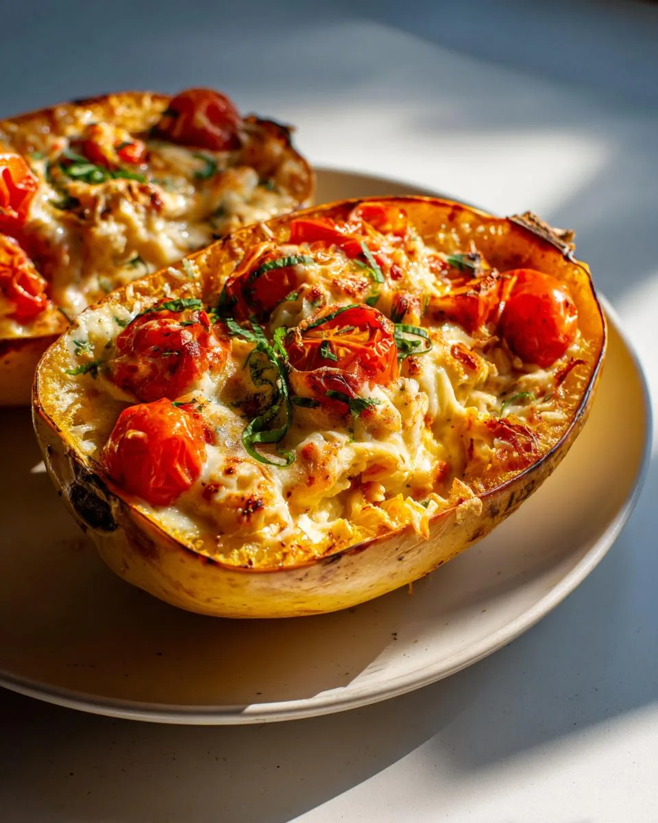 Baked Feta Spaghetti Squash With Tomato - detail 4
