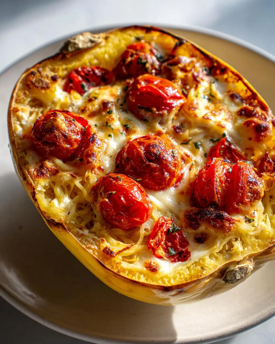 Baked Feta Spaghetti Squash With Tomato - detail 5