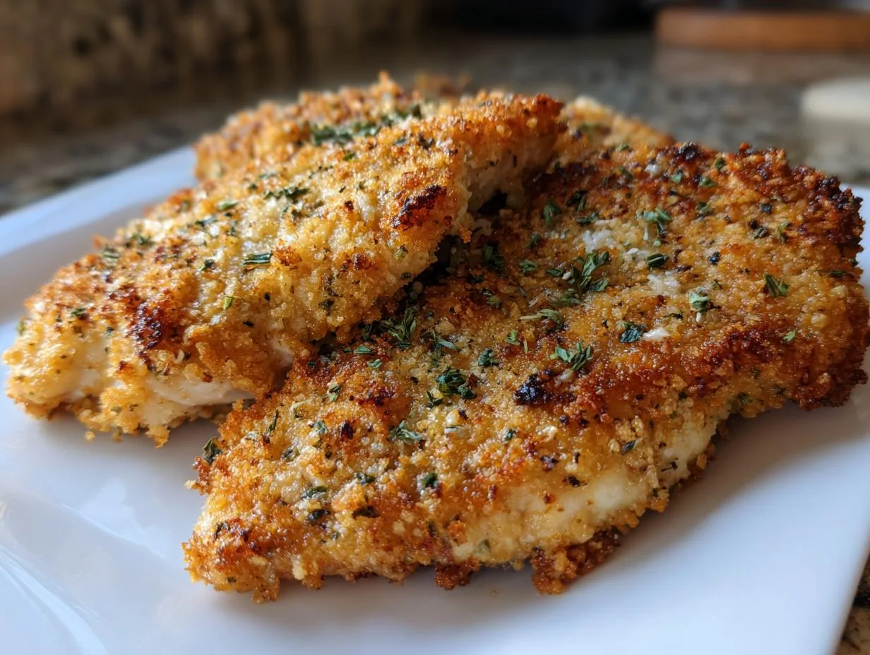 30-Minute Baked Parmesan Crusted Chicken with Irresistible Crunch