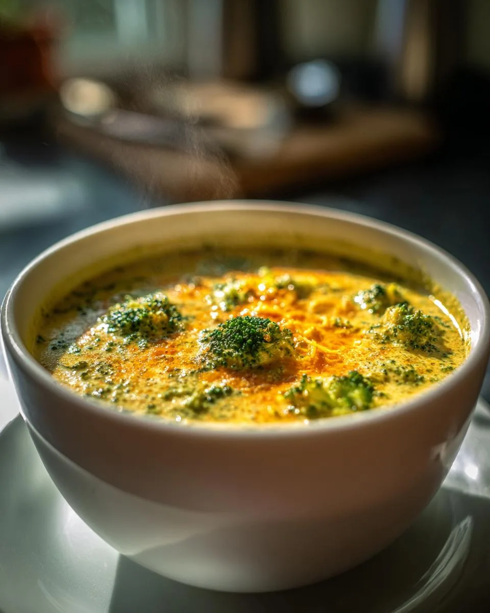 Broccoli Cheese Soup - detail 1