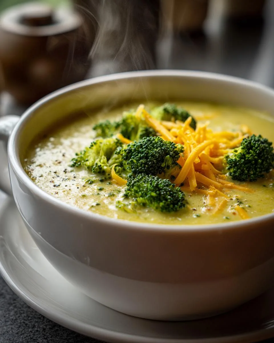 Broccoli Cheese Soup - detail 2