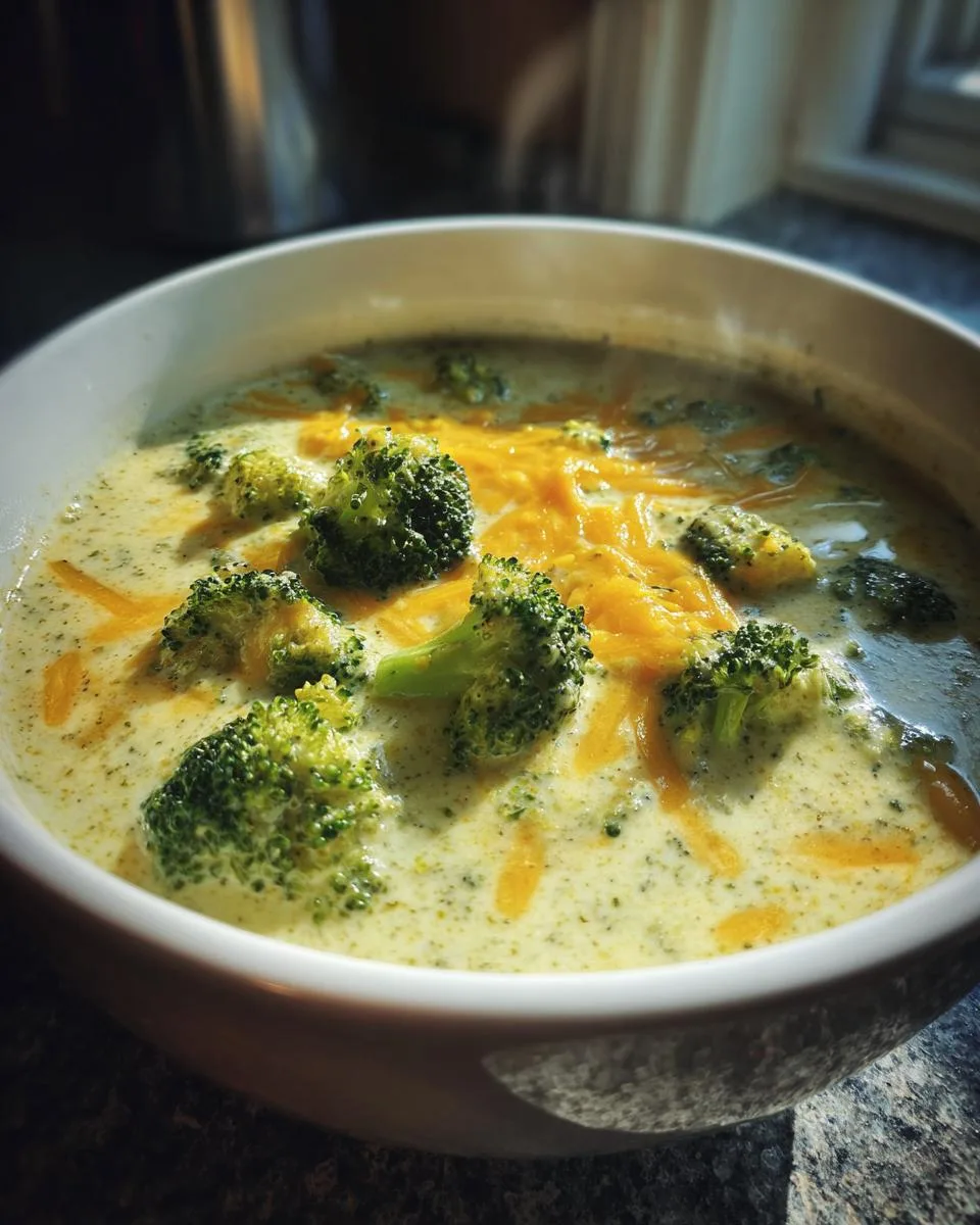 Broccoli Cheese Soup - detail 4