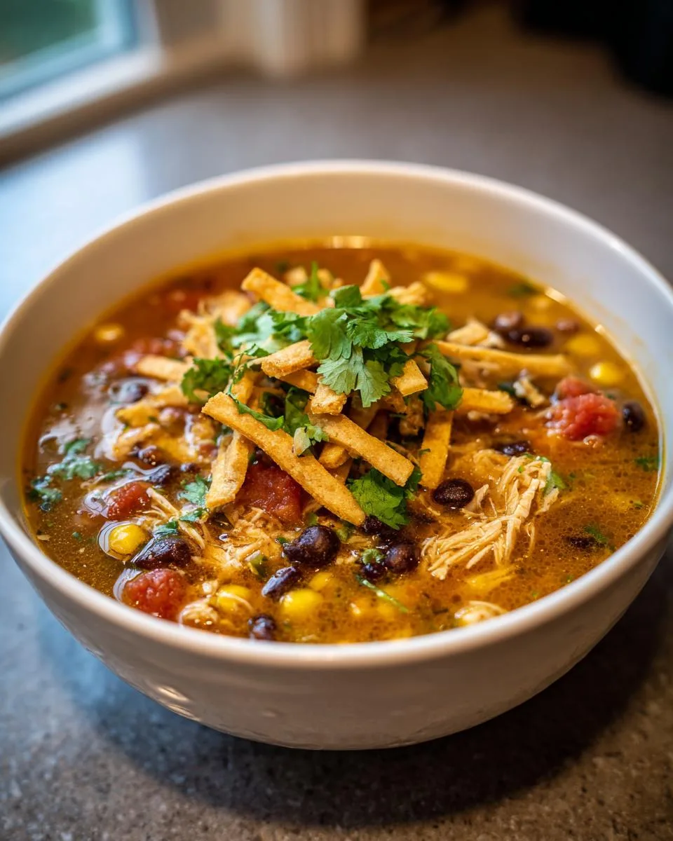 Cheap Chicken Tortilla Soup - detail 3