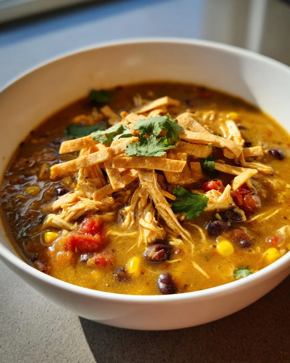 Cheap Chicken Tortilla Soup - detail 4