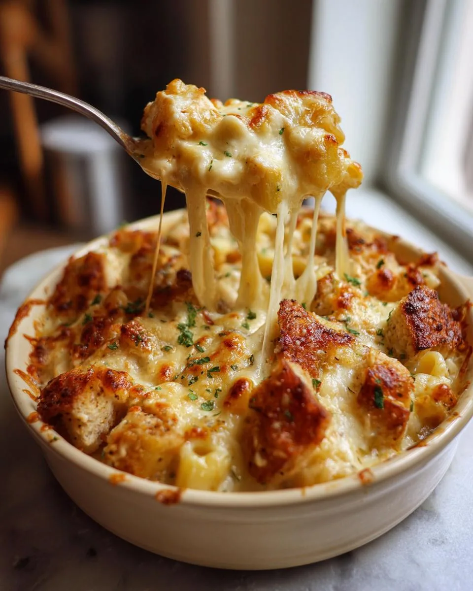 Cheesy Chicken Pasta Bake - detail 2