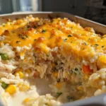 Cheesy Chicken and Rice Casserole