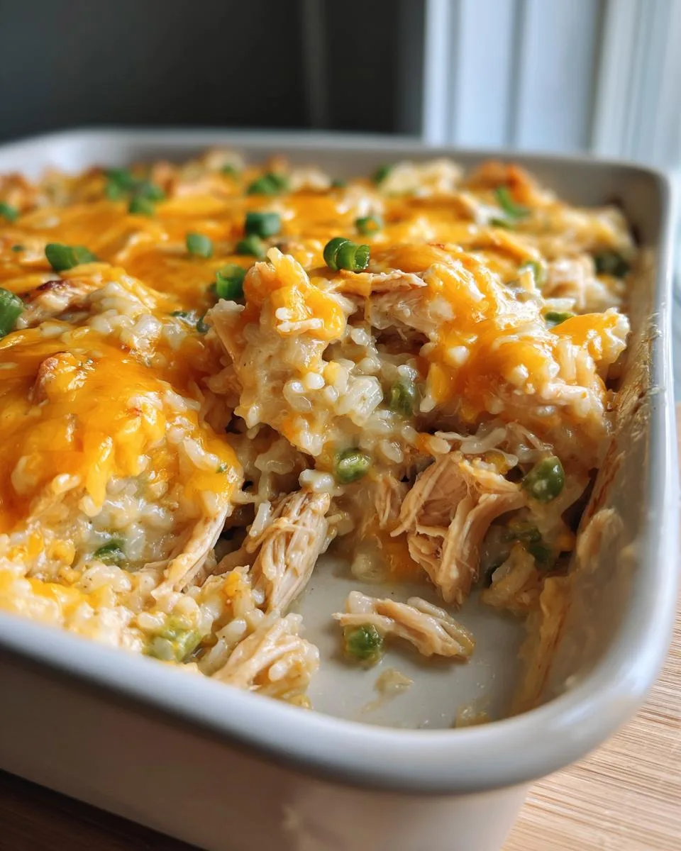Cheesy Chicken and Rice Casserole - detail 4