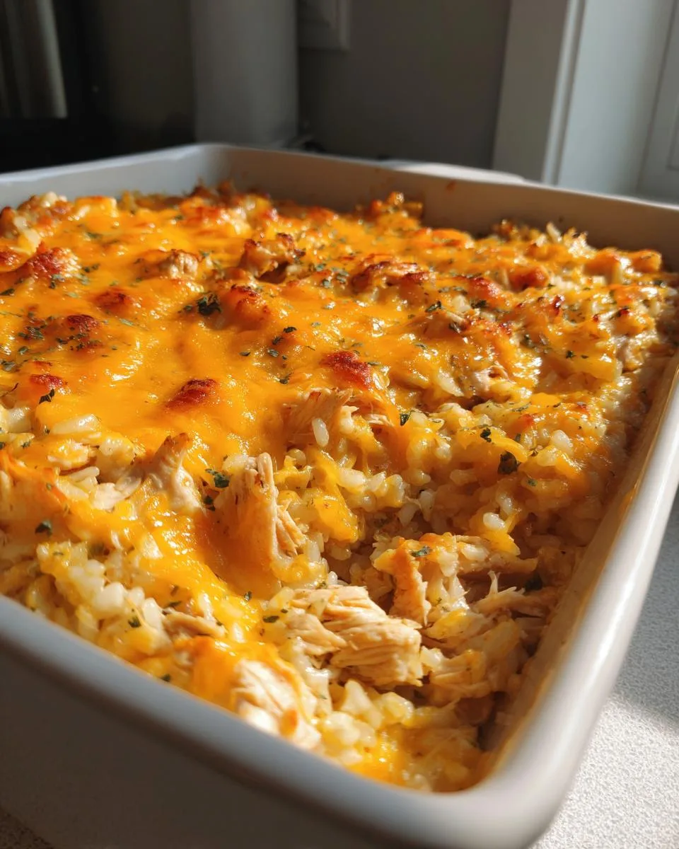 Cheesy Chicken and Rice Casserole - detail 5