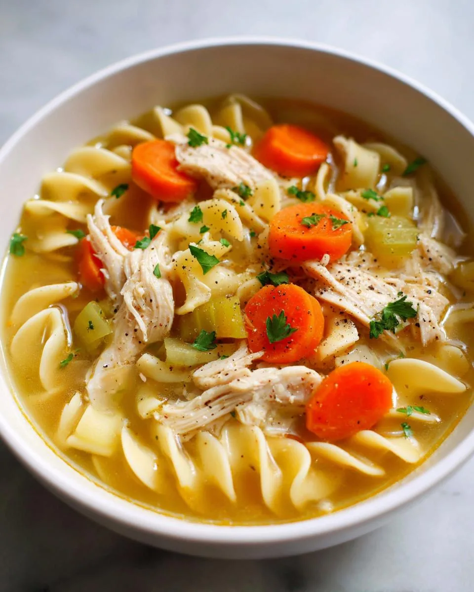 Chick Fil A Chicken Noodle Soup - detail 3
