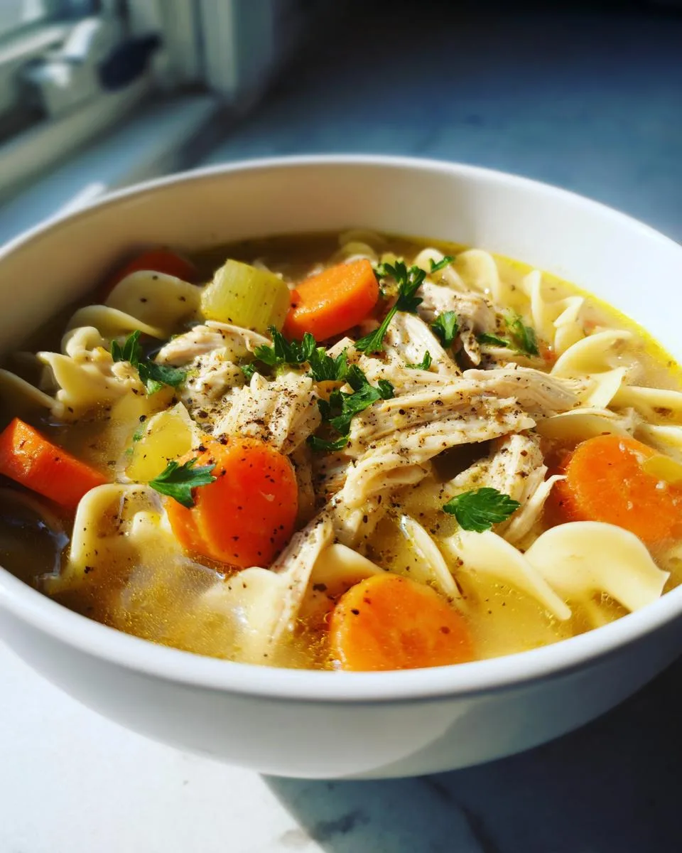 Chick Fil A Chicken Noodle Soup - detail 4