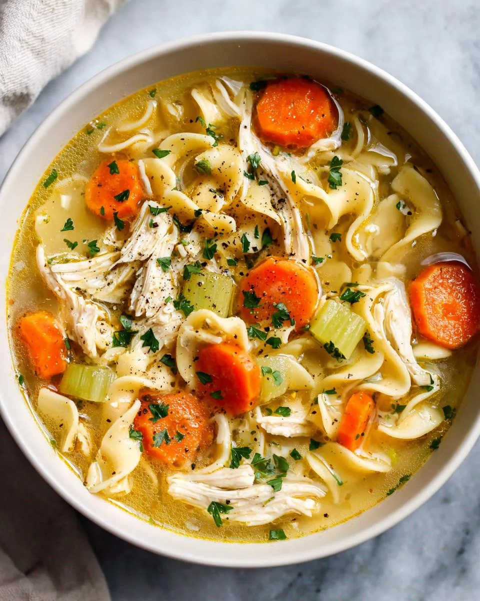 Chick Fil A Chicken Noodle Soup - detail 5