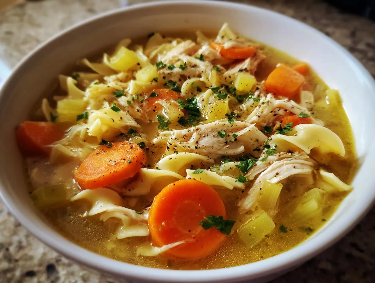 Delicious Chick Fil A Chicken Noodle Soup in 30 Minutes Flat