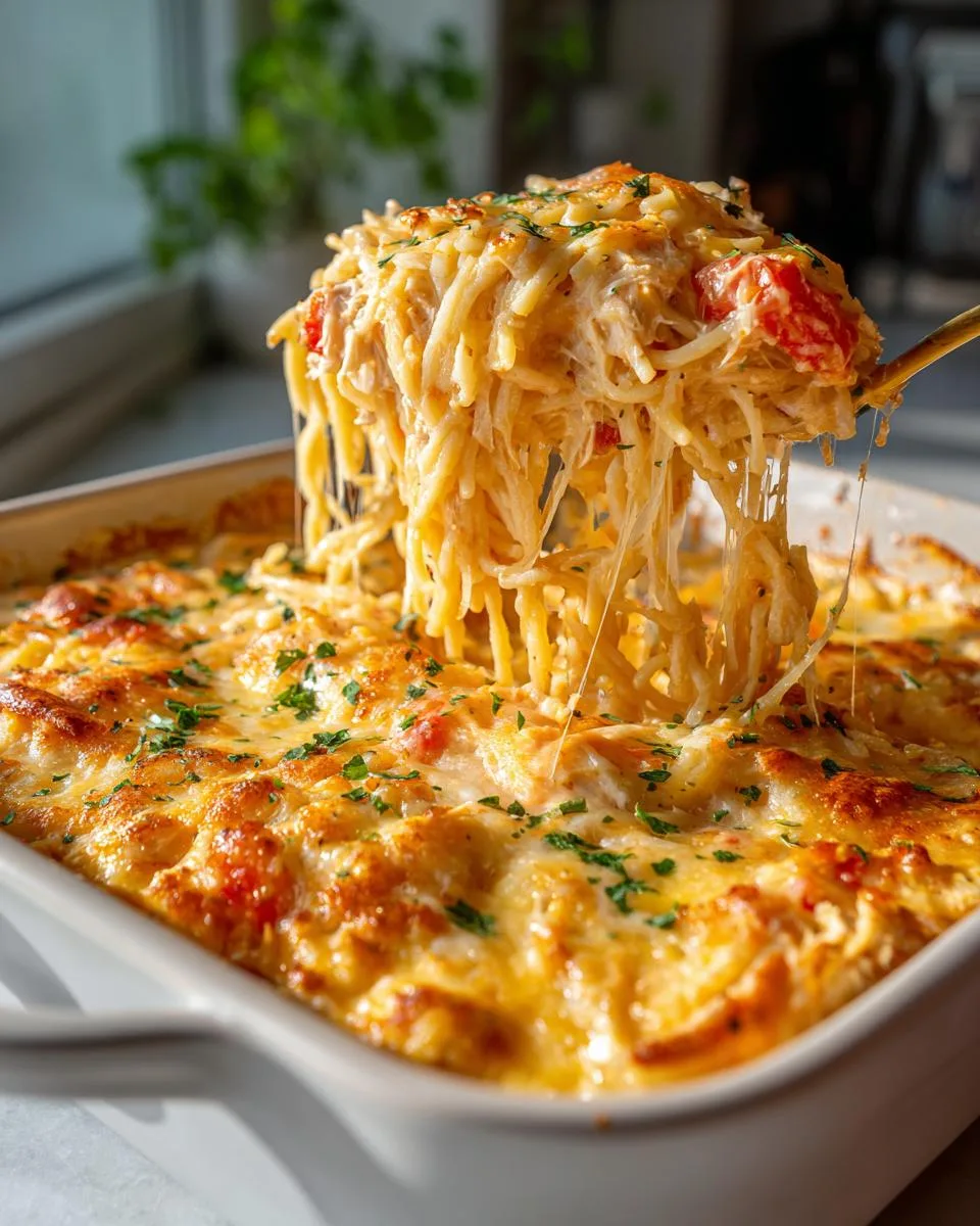 Chicken Spaghetti Casserole - detail 1