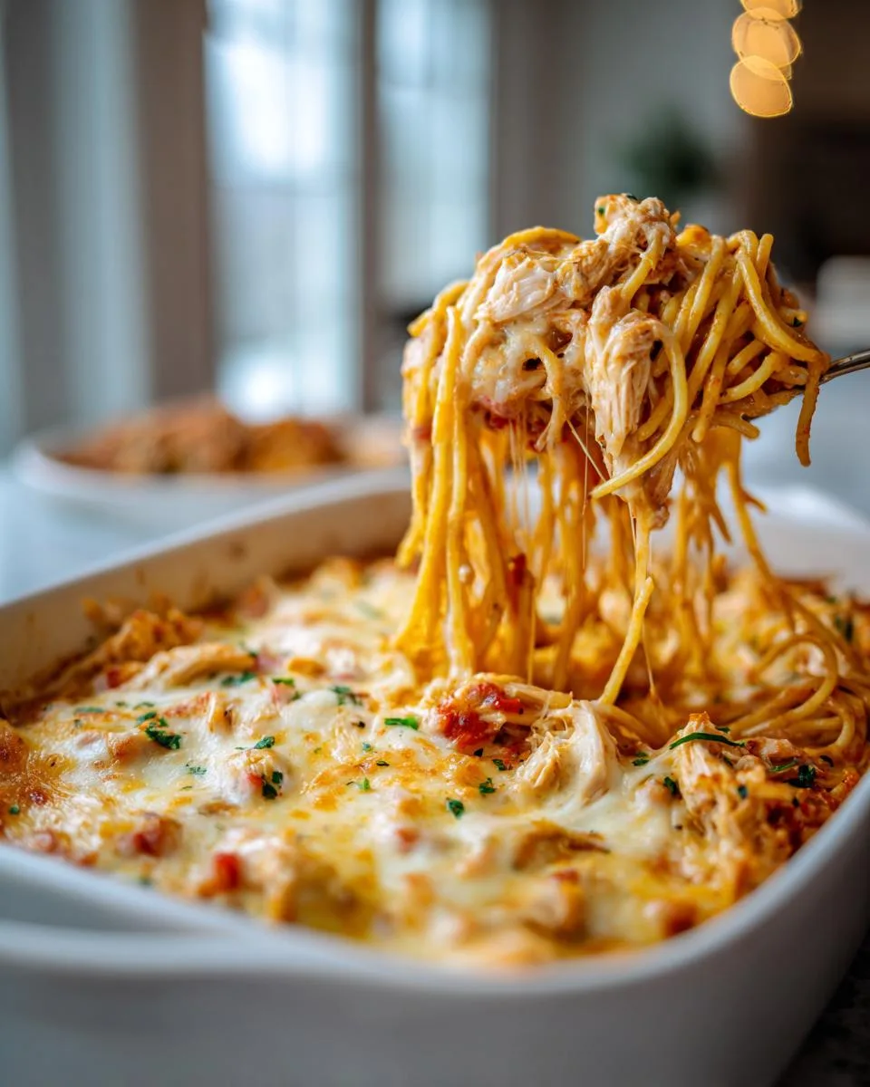Chicken Spaghetti Casserole - detail 4