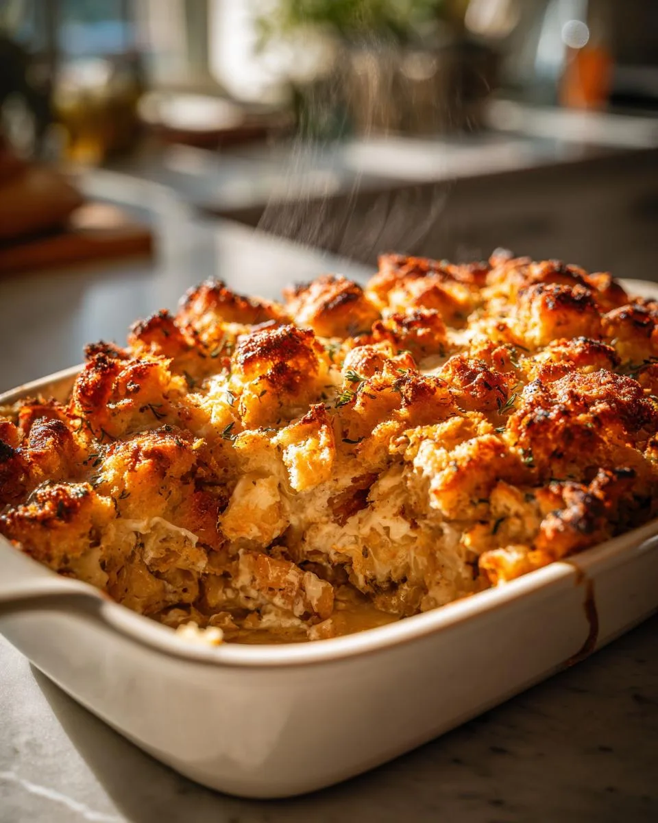Chicken and Stuffing Casserole - detail 1