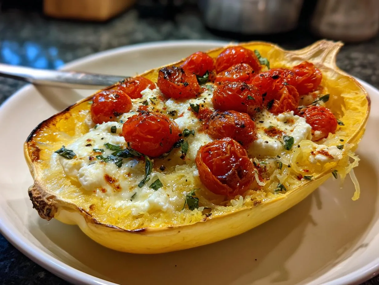 Juicy 45-Minute Classic Feta Spaghetti Squash Perfection