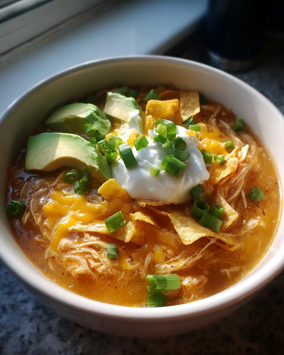 Creamy Chicken Tortilla Soup - detail 2