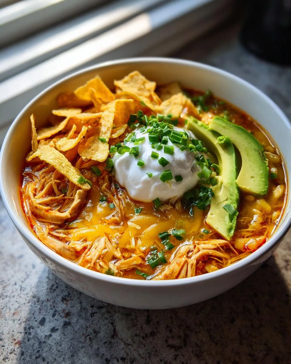 Creamy Chicken Tortilla Soup - detail 3