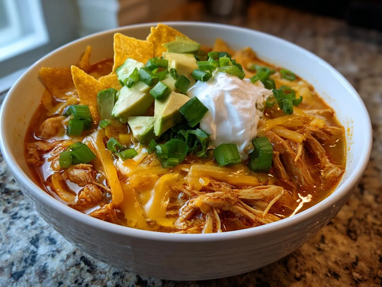 Creamy Chicken Tortilla Soup Recipe: 45-Minute Comfort Bliss