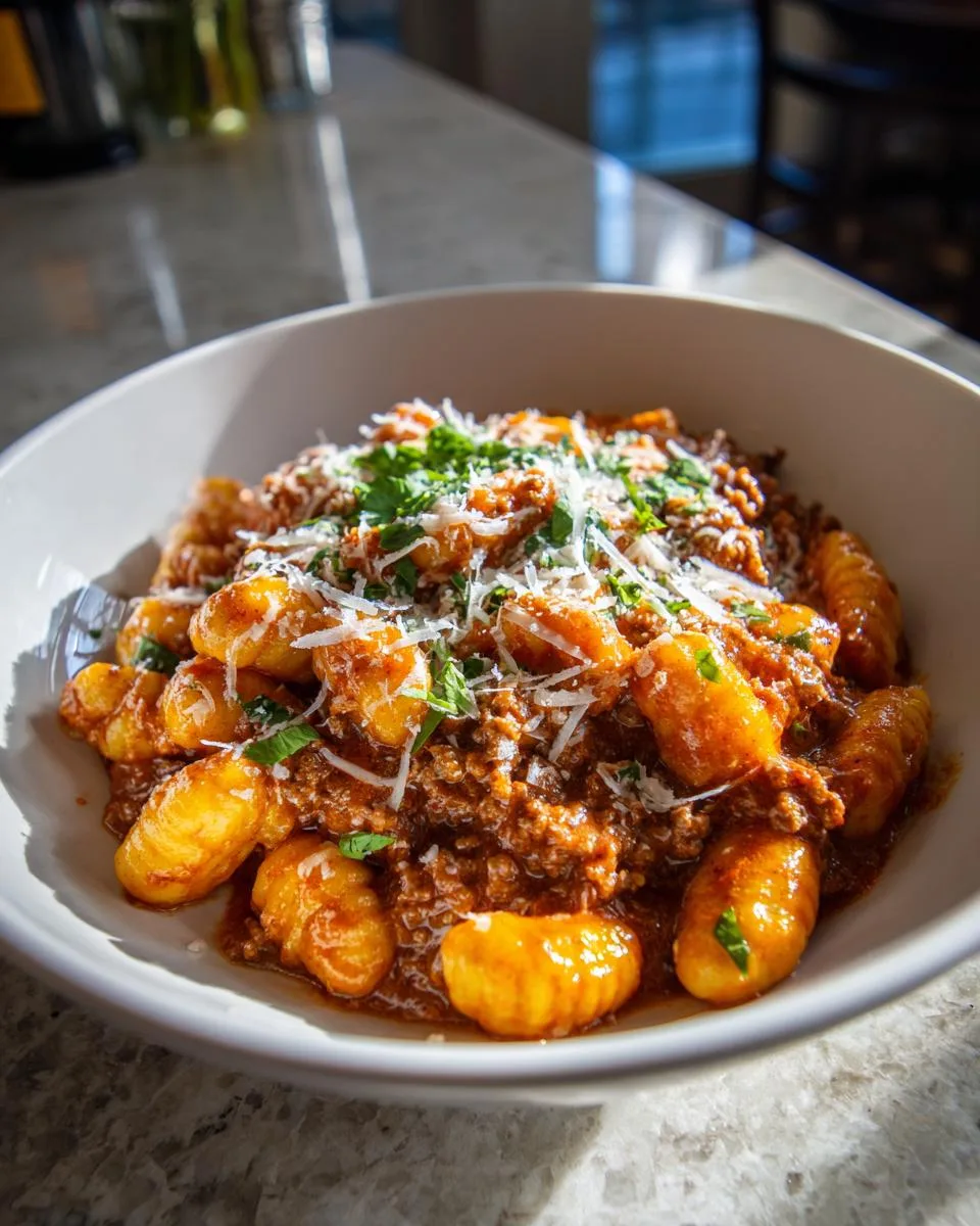 Creamy Ground Beef Gnocchi - detail 1