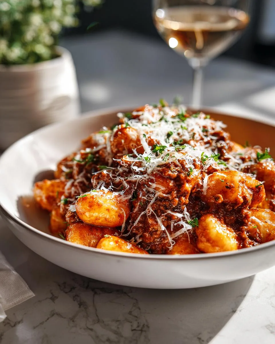Creamy Ground Beef Gnocchi - detail 2