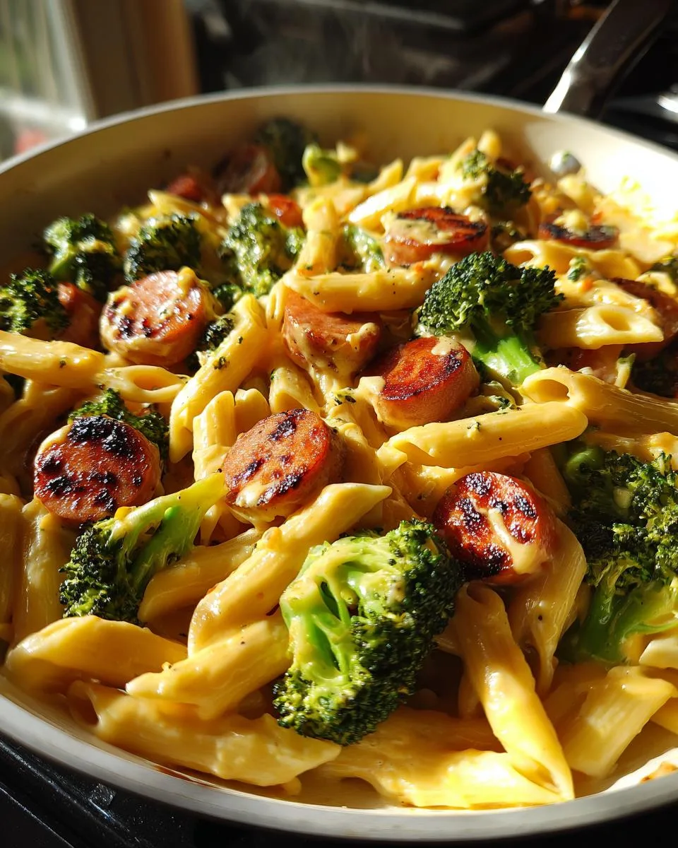 Creamy Kielbasa Broccoli Skillet - detail 2