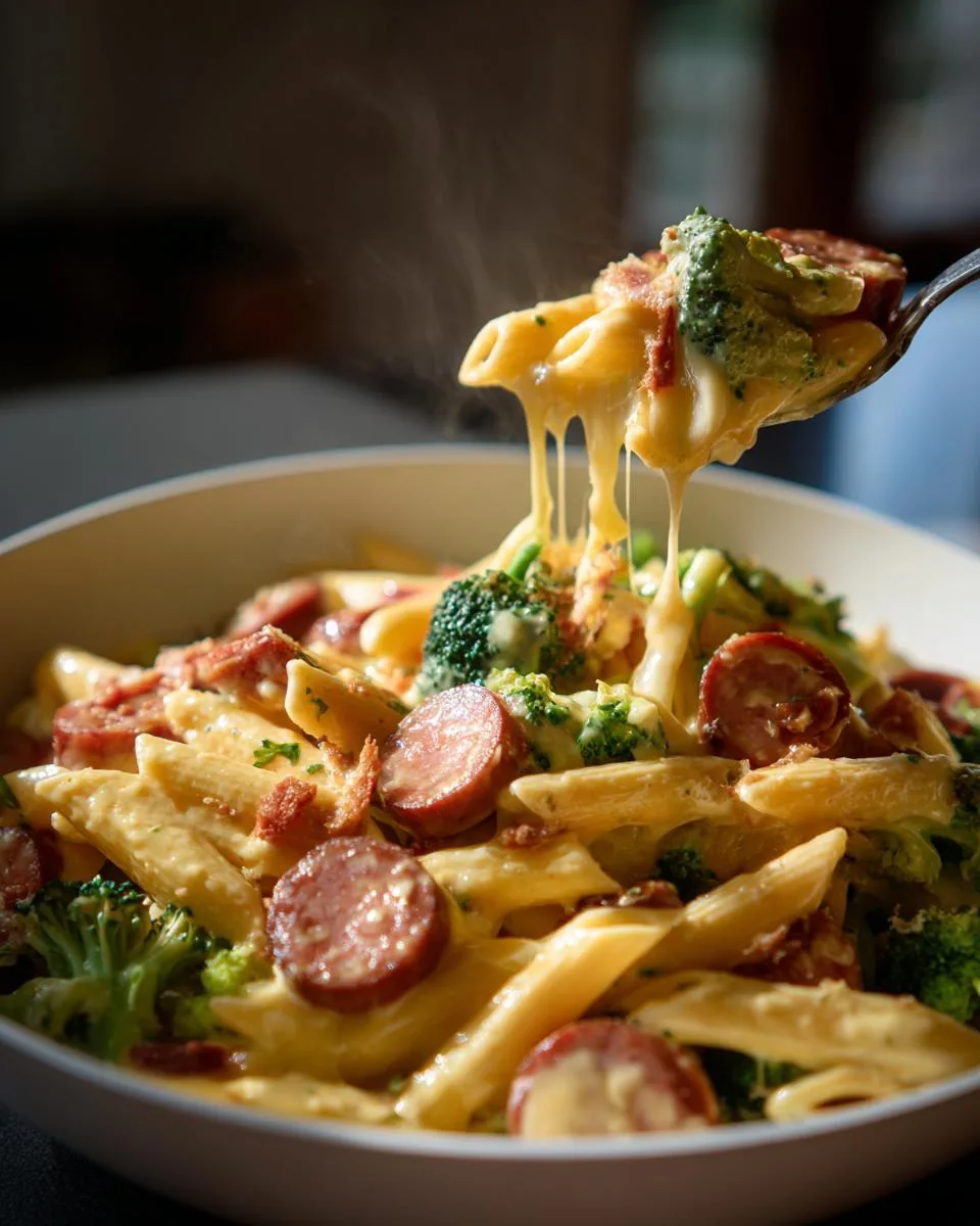 Creamy Kielbasa Broccoli Skillet - detail 5