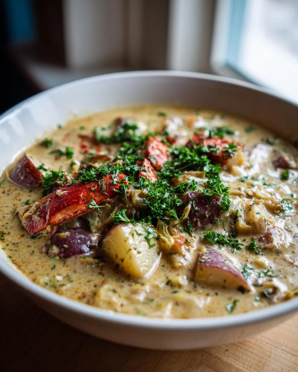 Creamy Potato Soup With Cabbage - detail 1