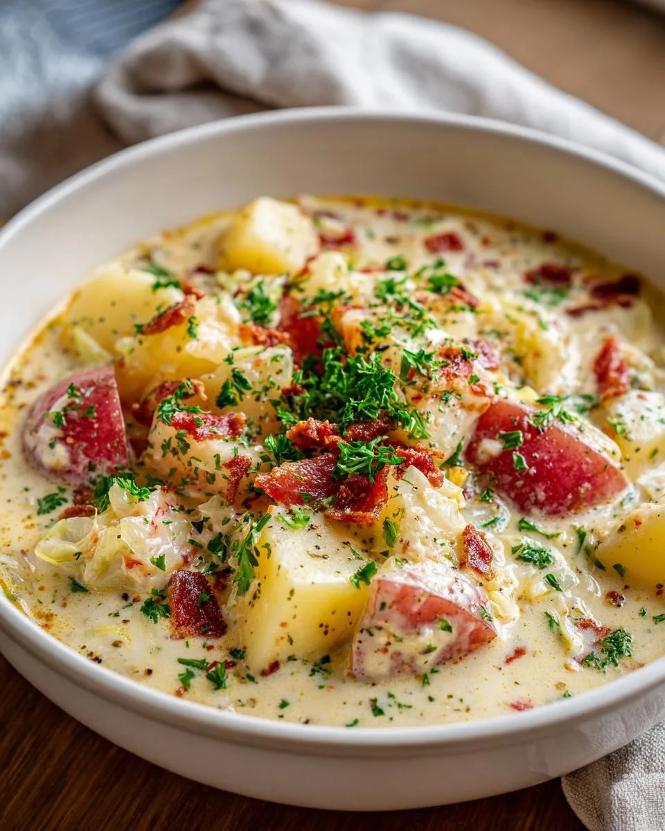 Creamy Potato Soup With Cabbage - detail 3