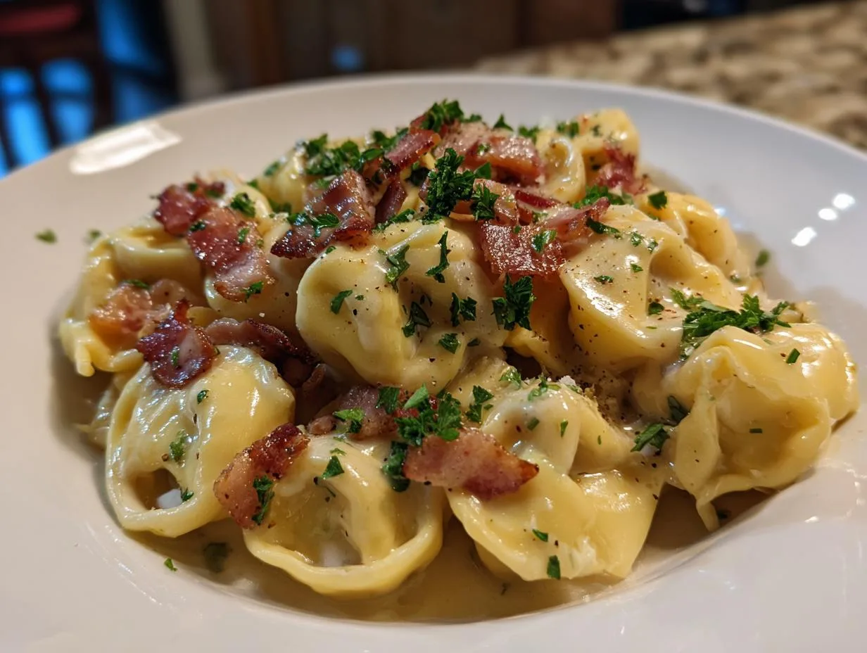 Creamy Tortellini Carbonara – 20-Minute Decadent Comfort Food