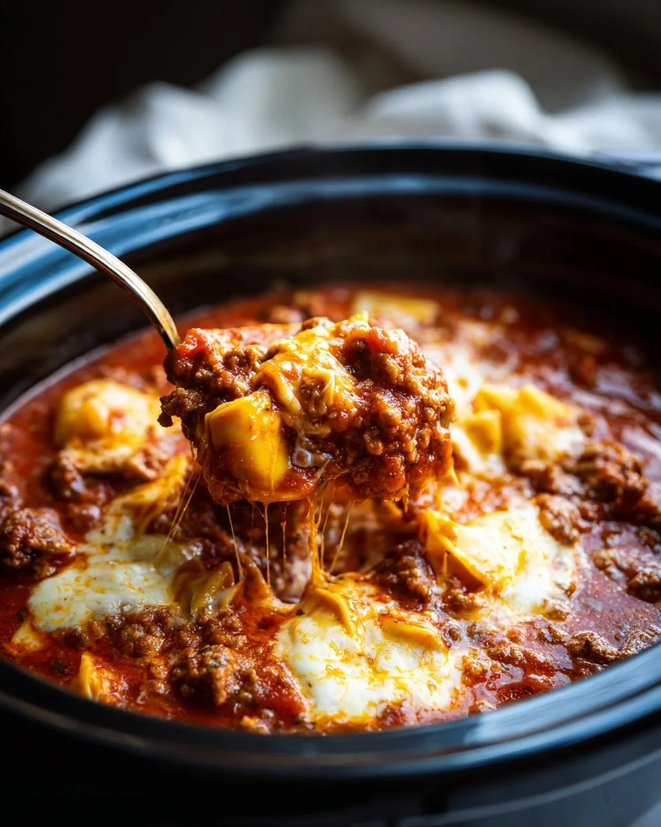 Crock Pot Lasagna Soup - detail 5