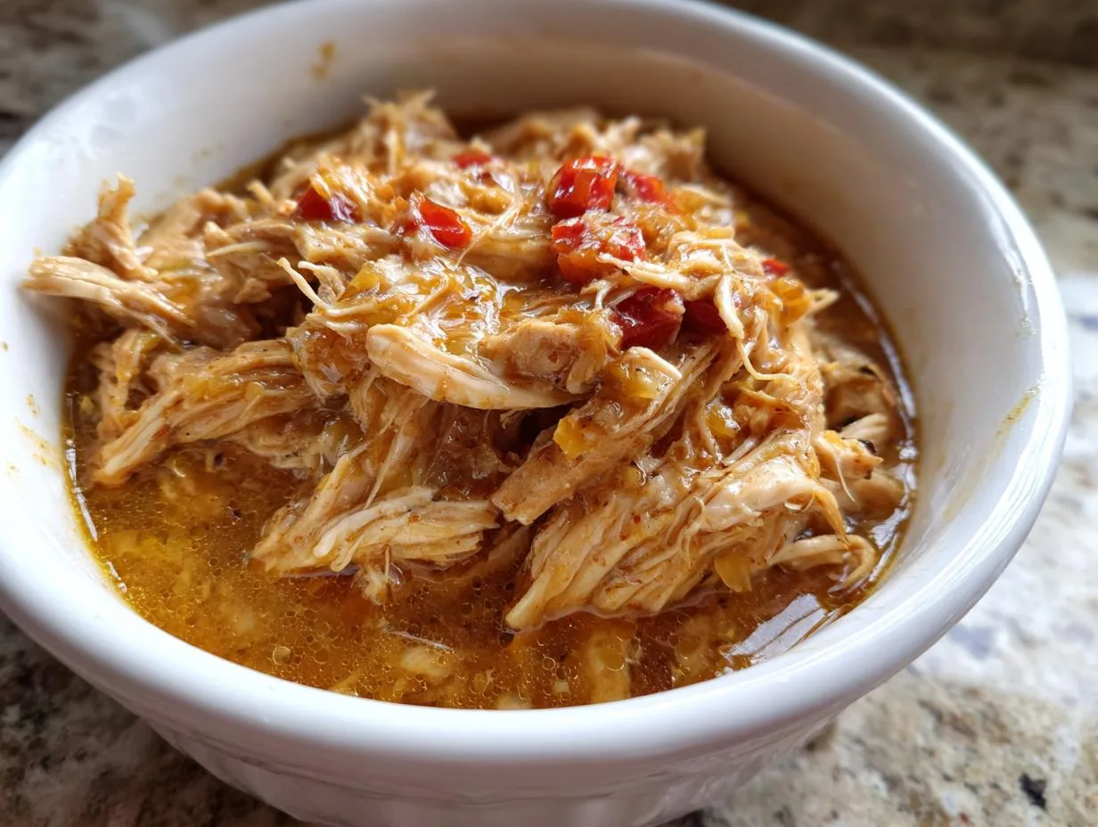 3-Ingredient Crock Pot Mississippi Chicken That Melts in Your Mouth