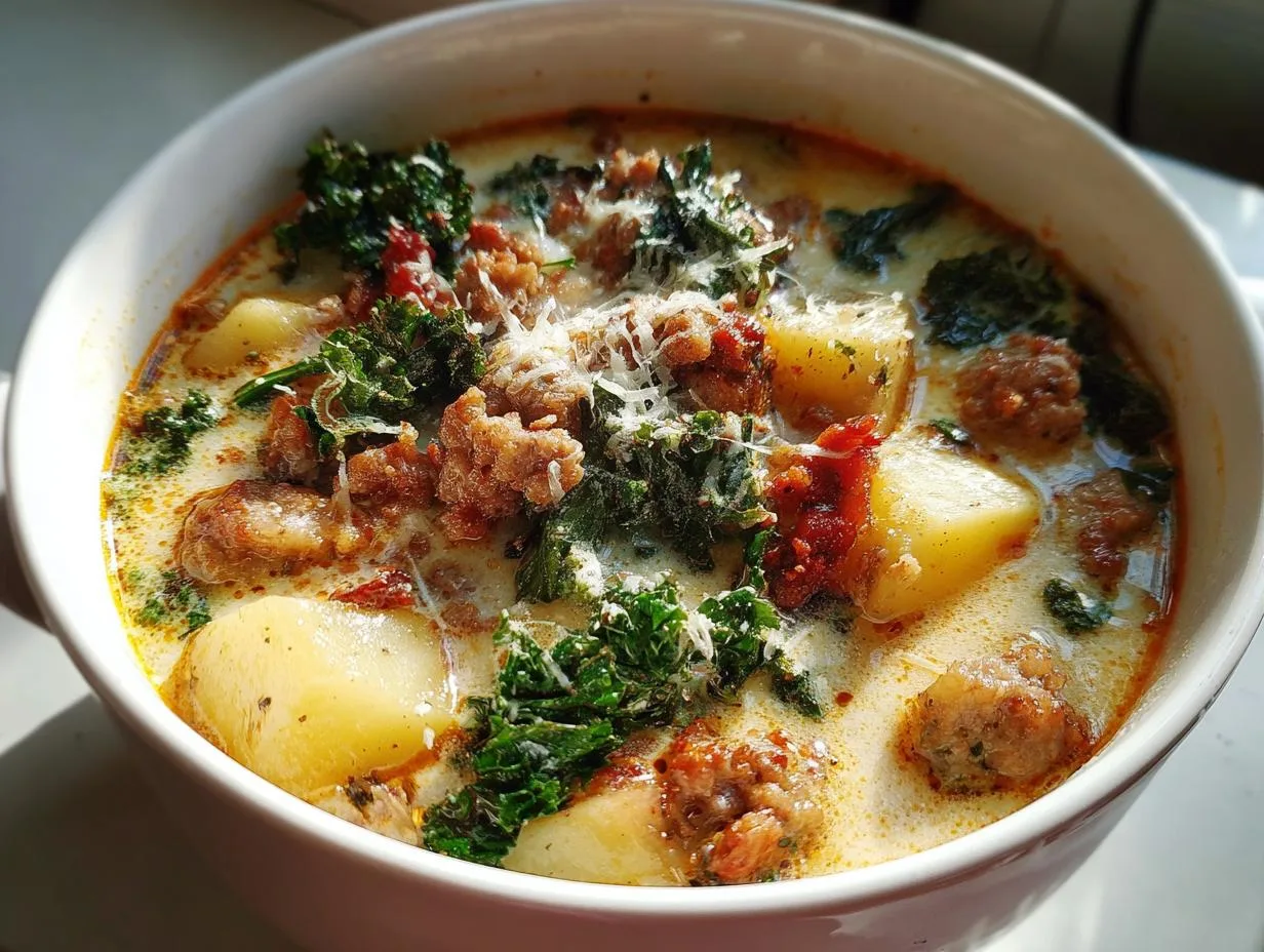 Irresistible 6-Ingredient Crock Pot Zuppa Toscana Bliss