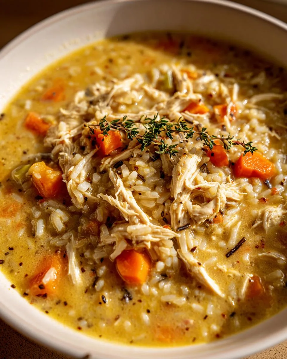 Crockpot Chicken and Wild Rice Soup - detail 1