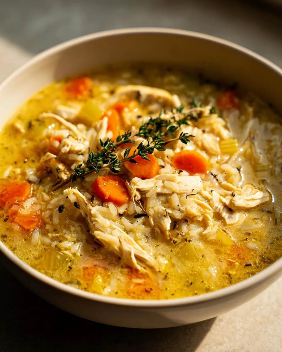 Crockpot Chicken and Wild Rice Soup - detail 3