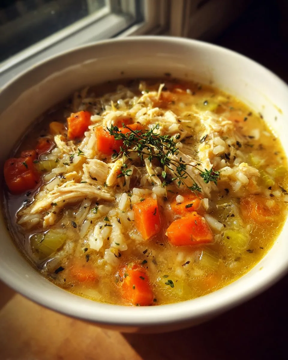 Crockpot Chicken and Wild Rice Soup - detail 4