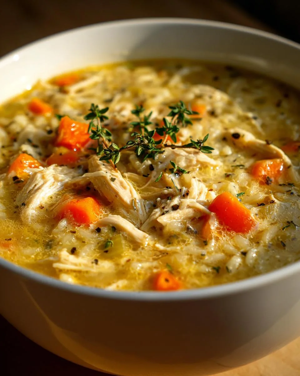 Crockpot Chicken and Wild Rice Soup - detail 5