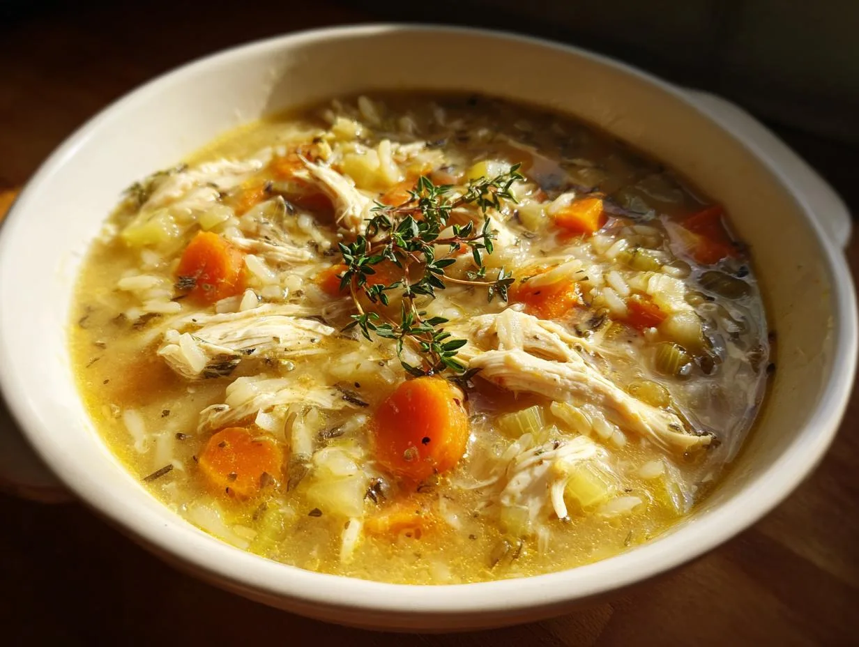 Crockpot Chicken and Wild Rice Soup: 8-Hour Comfort Magic