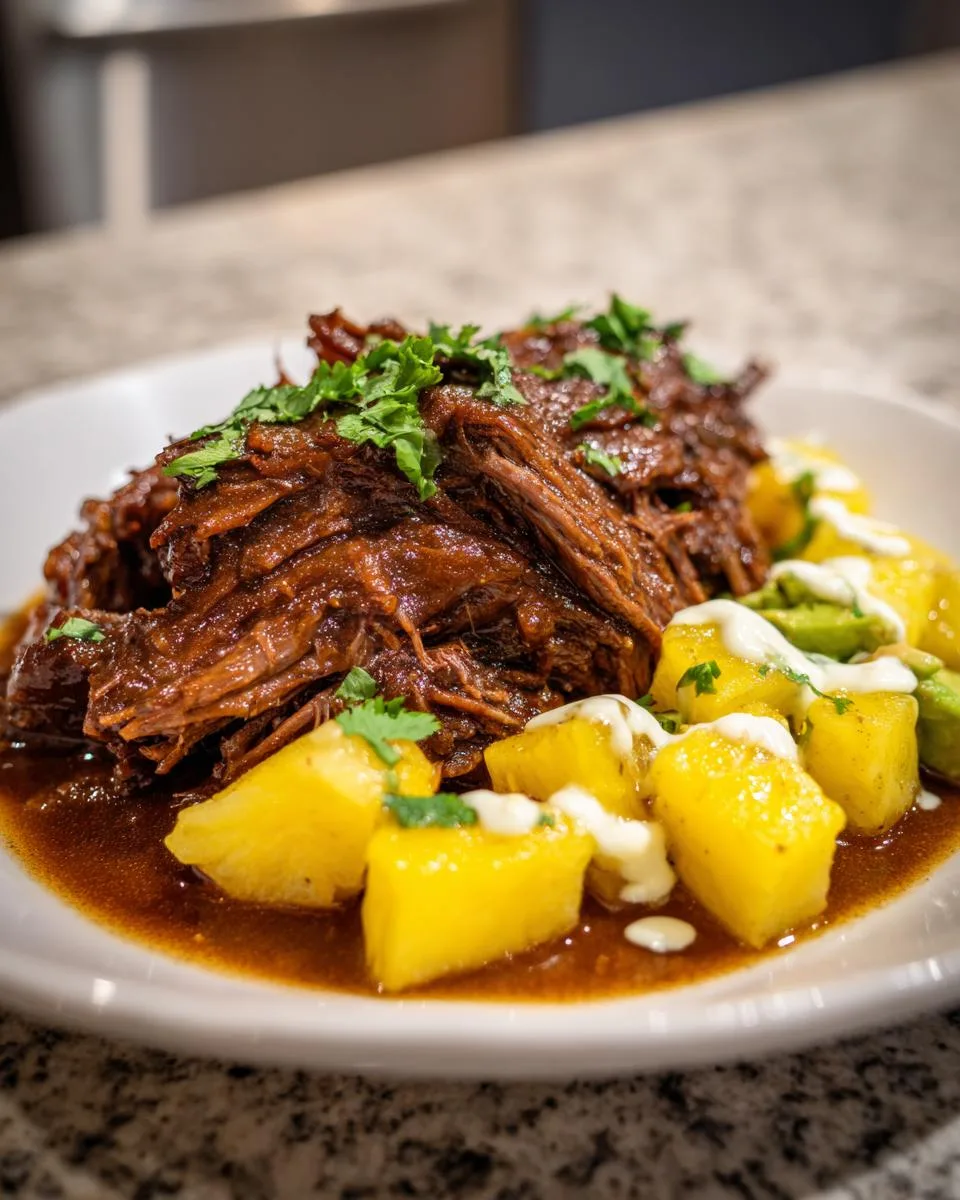 Crockpot Chipotle Pineapple Pot Roast - detail 2