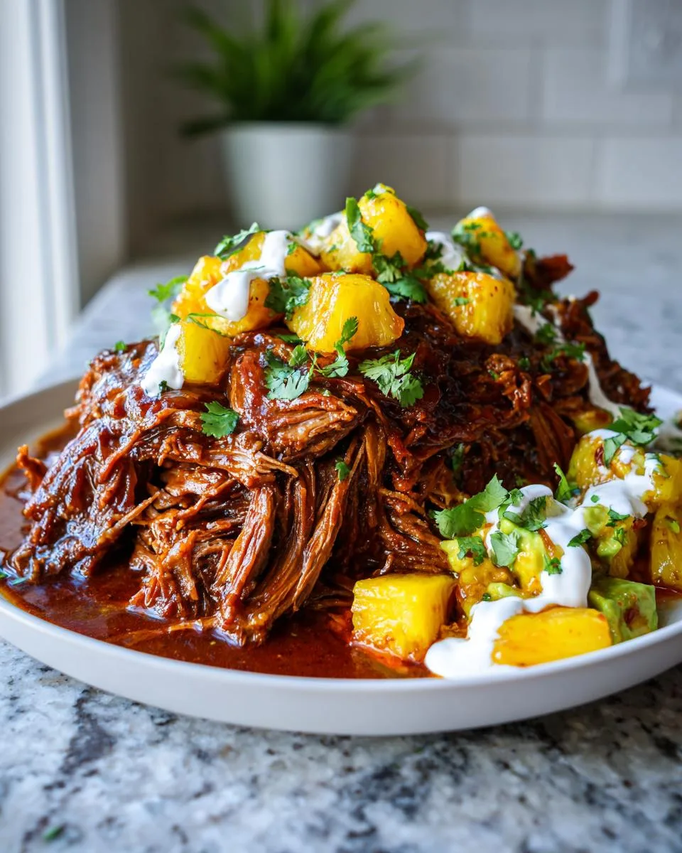 Crockpot Chipotle Pineapple Pot Roast - detail 3