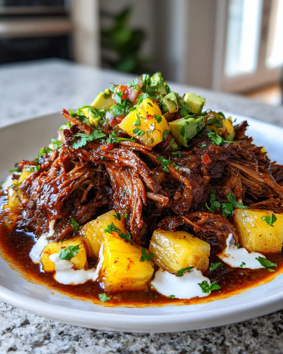 Crockpot Chipotle Pineapple Pot Roast - detail 4